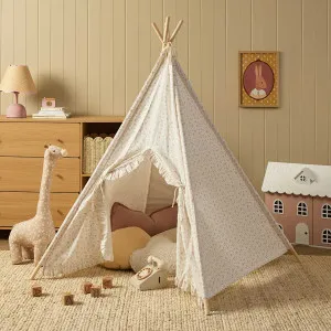 Henley Teepee - Petite Flowers - Multi - Mocka by Mocka., a Kids Play Furniture for sale on Style Sourcebook