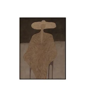 Desert Muse Modern Figurative Wall Art Canvas 120cm x 80cm by Luxe Mirrors, a Prints for sale on Style Sourcebook