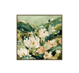 Meadow Bloom Wall Art Canvas 80cm x 80cm by Luxe Mirrors, a Prints for sale on Style Sourcebook