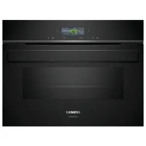 Siemens iQ700 Built-In Compact Oven with Microwave Function - Black CM924G1B1 by Siemens, a Ovens for sale on Style Sourcebook