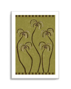 Palm Trees 2 by Shatha Al Dafai by oliveetoriel.com, a Prints for sale on Style Sourcebook