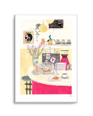Swedish Cafe by Laura Page by oliveetoriel.com, a Prints for sale on Style Sourcebook