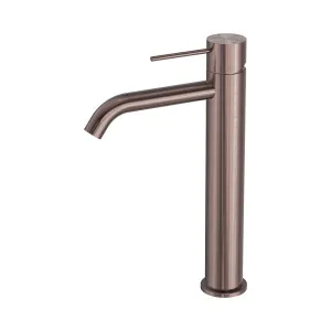 Mecca Tall Basin Mixer Brushed Bronze by NERO, a Bathroom Taps & Mixers for sale on Style Sourcebook