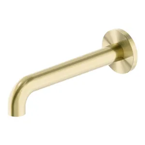 Mecca Basin/Bath Spout Only 230mm Brushed Gold by NERO, a Bathroom Taps & Mixers for sale on Style Sourcebook