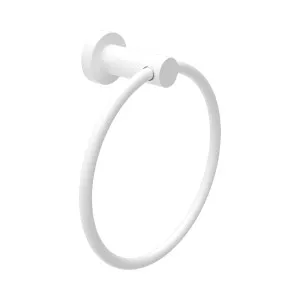 Mecca Hand Towel Ring Matte White by NERO, a Towel Rails for sale on Style Sourcebook