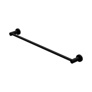 Mecca Single Towel Rail 600mm Matte Black by NERO, a Towel Rails for sale on Style Sourcebook