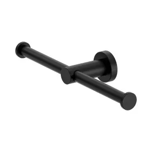 Mecca Double Toilet Roll Holder Matte Black by NERO, a Toilet Paper Holders for sale on Style Sourcebook