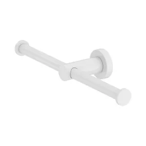 Mecca Double Toilet Roll Holder Matte White by NERO, a Toilet Paper Holders for sale on Style Sourcebook