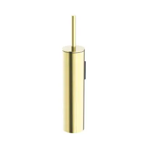 Mecca Toilet Brush Holder Brushed Gold by NERO, a Toilet Brushes & Sets for sale on Style Sourcebook