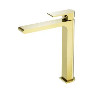Bianca Tall Basin Mixer Brushed Gold by NERO, a Bathroom Taps & Mixers for sale on Style Sourcebook