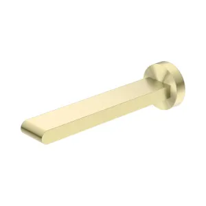 Bianca Fixed Bath Spout Only 200mm Brushed Gold by NERO, a Bathroom Taps & Mixers for sale on Style Sourcebook