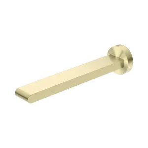 Bianca Fixed Bath Spout Only 240mm Brushed Gold by NERO, a Bathroom Taps & Mixers for sale on Style Sourcebook