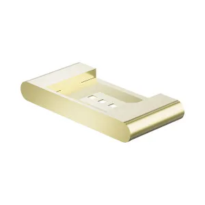 Bianca Soap Dish Holder Brushed Gold by NERO, a Soap Dishes & Dispensers for sale on Style Sourcebook