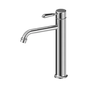York Straight Tall Basin Mixer With Metal Lever Chrome by NERO, a Bathroom Taps & Mixers for sale on Style Sourcebook