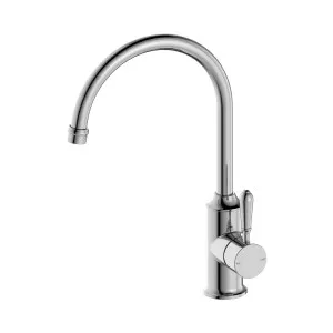 York Kitchen Mixer Gooseneck Spout With Metal Lever Chrome by NERO, a Kitchen Taps & Mixers for sale on Style Sourcebook