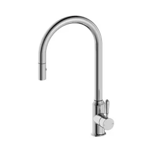 York Pull Out Sink Mixer With Vegie Spray Function With Metal Lever Chrome by NERO, a Kitchen Taps & Mixers for sale on Style Sourcebook