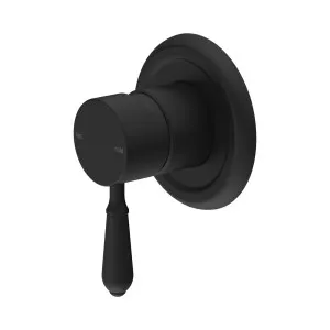 York Shower Mixer With Metal Lever Matte Black by NERO, a Shower Heads & Mixers for sale on Style Sourcebook