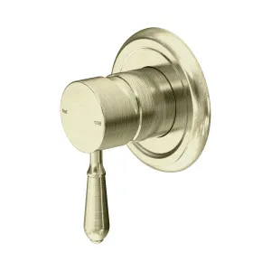 York Shower Mixer With Metal Lever Aged Brass by NERO, a Shower Heads & Mixers for sale on Style Sourcebook