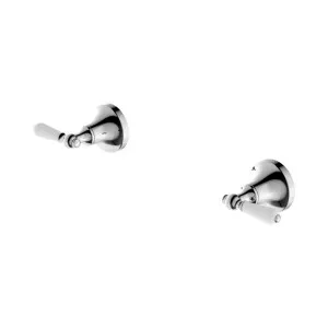 York Wall Top Assemblies With White Porcelain Lever Chrome by NERO, a Bathroom Taps & Mixers for sale on Style Sourcebook