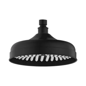 York 200mm Shower Head Matte Black by NERO, a Shower Heads & Mixers for sale on Style Sourcebook