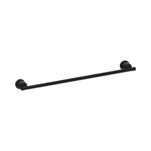 York Single Towel Rail 600mm Matte Black by NERO, a Towel Rails for sale on Style Sourcebook