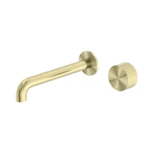Opal Progressive Wall Basin/Bath Set 185mm Brushed Gold by NERO, a Bathroom Taps & Mixers for sale on Style Sourcebook