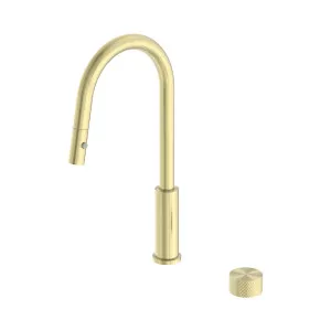 Opal Progressive Pull Out Kitchen Set Brushed Gold by NERO, a Kitchen Taps & Mixers for sale on Style Sourcebook
