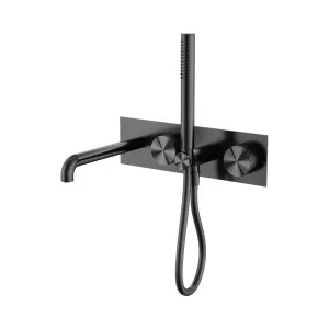 Opal Progressive Shower System With Spout 230mm Graphite by NERO, a Shower Heads & Mixers for sale on Style Sourcebook