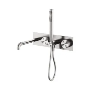 Opal Progressive Shower System With Spout 250mm Brushed Nickel by NERO, a Shower Heads & Mixers for sale on Style Sourcebook