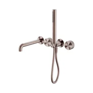 Opal Progressive Shower System Separate Plate With Spout 250mm Brushed Bronze by NERO, a Shower Heads & Mixers for sale on Style Sourcebook