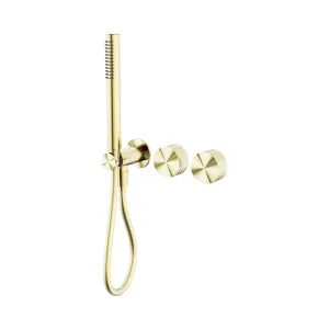 Opal Progressive Shower System Separate Plate Brushed Gold by NERO, a Shower Heads & Mixers for sale on Style Sourcebook