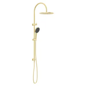 Mecca Twin Shower With Air Shower II Brushed Gold by NERO, a Shower Heads & Mixers for sale on Style Sourcebook