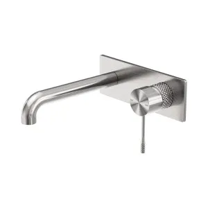 Opal Wall Basin/Bath Mixer 260mm Brushed Nickel by NERO, a Bathroom Taps & Mixers for sale on Style Sourcebook