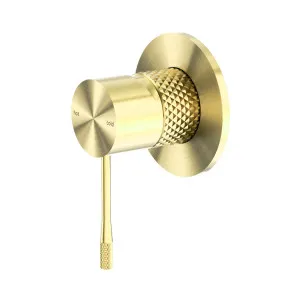 Opal Shower Mixer 80mm Plate Brushed Gold by NERO, a Shower Heads & Mixers for sale on Style Sourcebook