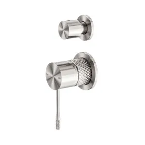 Opal Shower Mixer With Diverter Separate Plate Brushed Nickel by NERO, a Shower Heads & Mixers for sale on Style Sourcebook