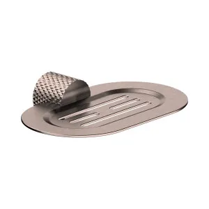 Opal Soap Dish Holder Brushed Bronze by NERO, a Soap Dishes & Dispensers for sale on Style Sourcebook