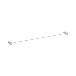 Opal Single Towel Rail 800mm Brushed Nickel by NERO, a Towel Rails for sale on Style Sourcebook