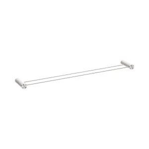 Opal Double Towel Rail 800mm Brushed Nickel by NERO, a Towel Rails for sale on Style Sourcebook