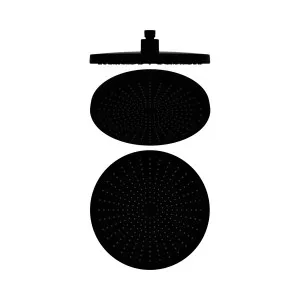 Opal 250mm Shower Head Matte Black by NERO, a Shower Heads & Mixers for sale on Style Sourcebook