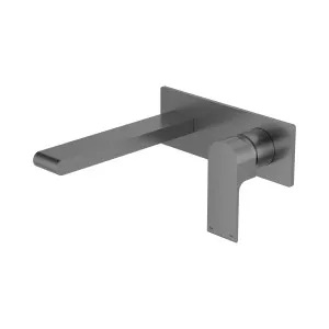 Bianca Wall Basin/Bath Mixer 187mm Gun Metal by NERO, a Bathroom Taps & Mixers for sale on Style Sourcebook