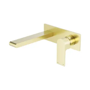Bianca Wall Basin/Bath Mixer 230mm Brushed Gold by NERO, a Bathroom Taps & Mixers for sale on Style Sourcebook