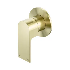 Bianca Shower Mixer 80mm Plate Brushed Gold by NERO, a Shower Heads & Mixers for sale on Style Sourcebook