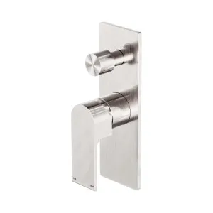Bianca Shower Mixer With Diverter Brushed Nickel by NERO, a Shower Heads & Mixers for sale on Style Sourcebook