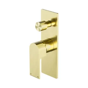 Bianca Shower Mixer With Diverter Brushed Gold by NERO, a Shower Heads & Mixers for sale on Style Sourcebook