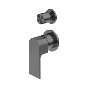 Bianca Shower Mixer With Diverter Separate Back Plate Gun Metal by NERO, a Shower Heads & Mixers for sale on Style Sourcebook