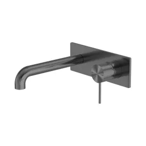 Mecca Wall Basin/Bath Mixer 120mm Gun Metal by NERO, a Bathroom Taps & Mixers for sale on Style Sourcebook