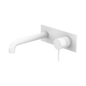 Mecca Wall Basin/Bath Mixer 160mm Matte White by NERO, a Bathroom Taps & Mixers for sale on Style Sourcebook