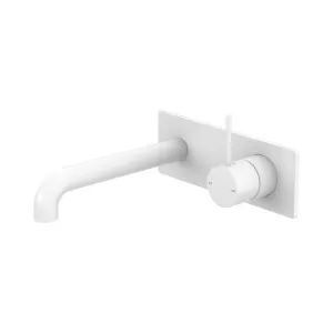 Mecca Wall Basin/Bath Mixer Handle Up 260mm Matte White by NERO, a Bathroom Taps & Mixers for sale on Style Sourcebook