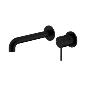 Mecca Wall Basin/Bath Mixer Separate Back Plate 160mm Matte Black by NERO, a Bathroom Taps & Mixers for sale on Style Sourcebook