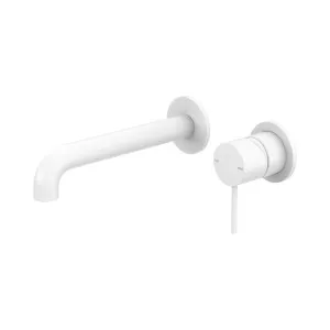 Mecca Wall Basin/Bath Mixer Separate Back Plate 160mm Matte White by NERO, a Bathroom Taps & Mixers for sale on Style Sourcebook